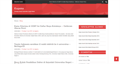 Desktop Screenshot of kagama.org